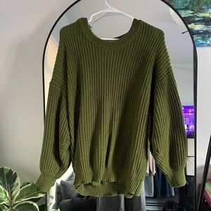 Olive Green Women's Sweater
